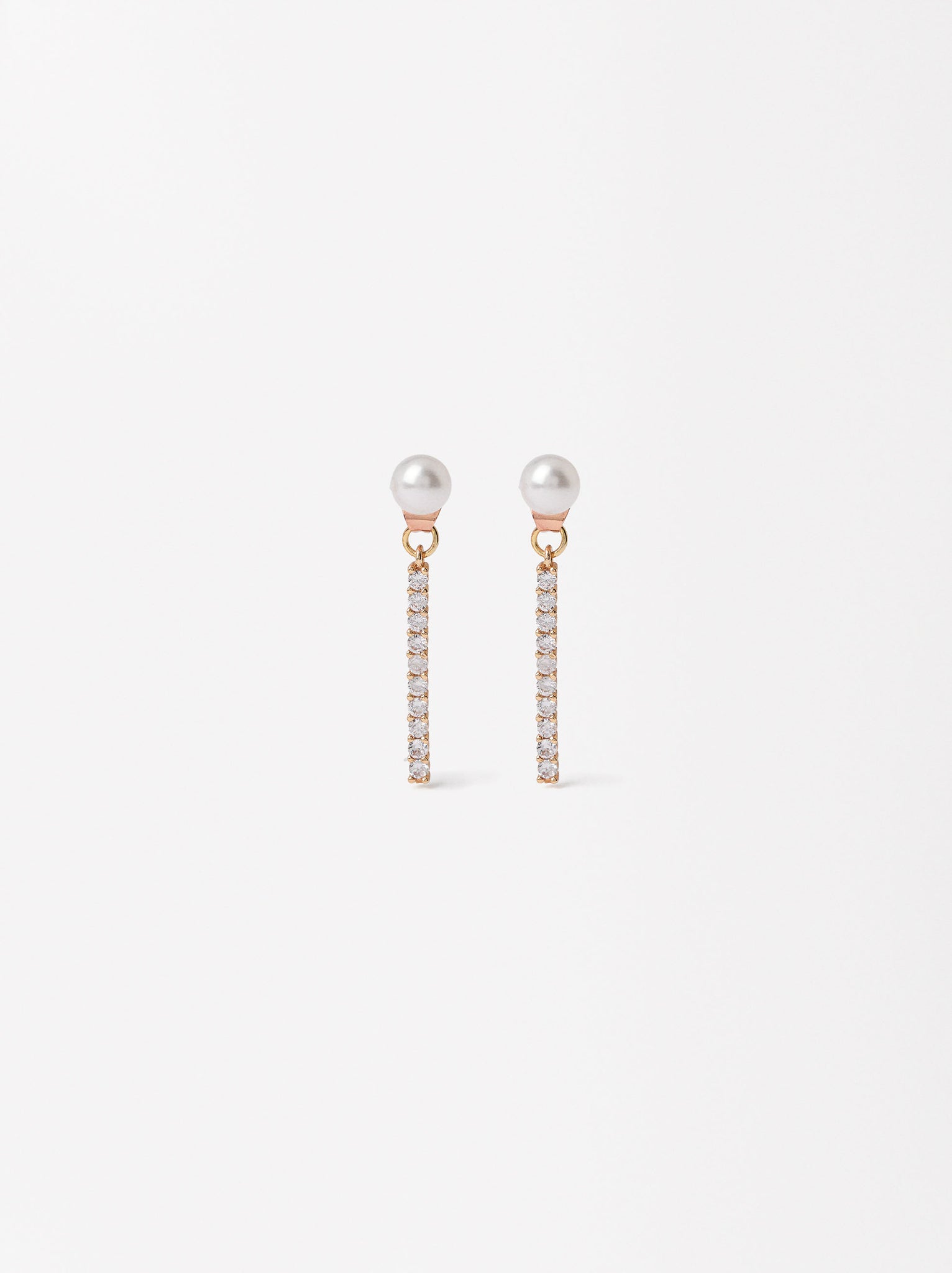 Earrings With Zirconia