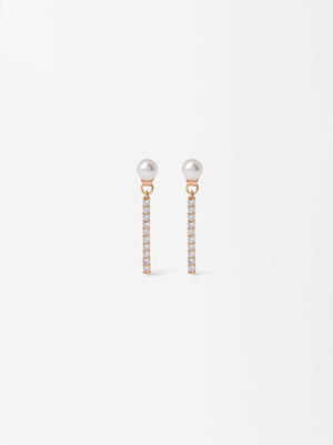 Earrings With Zirconia