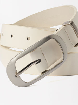 Plain Belt With Buckle