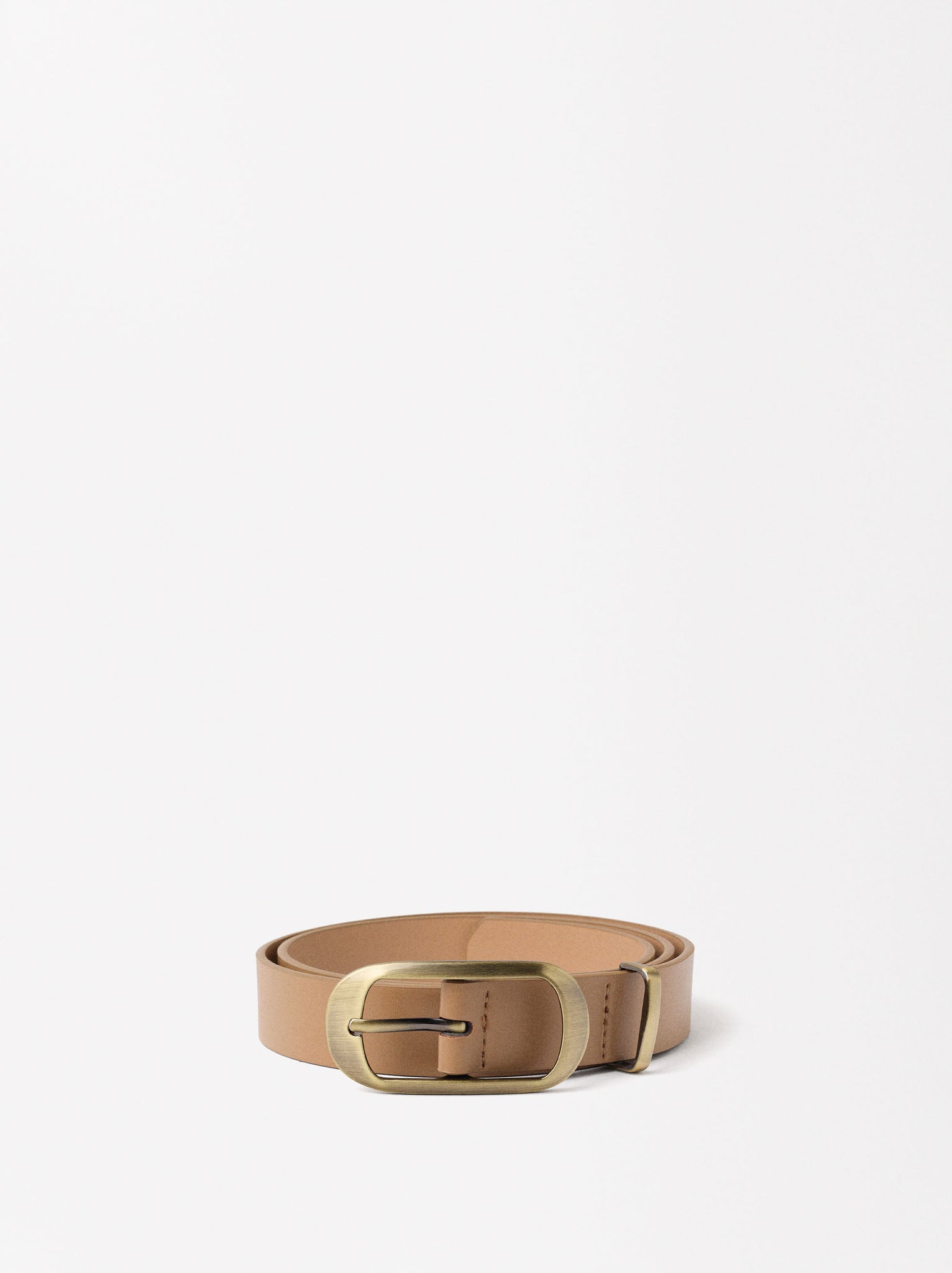 Plain Belt With Buckle