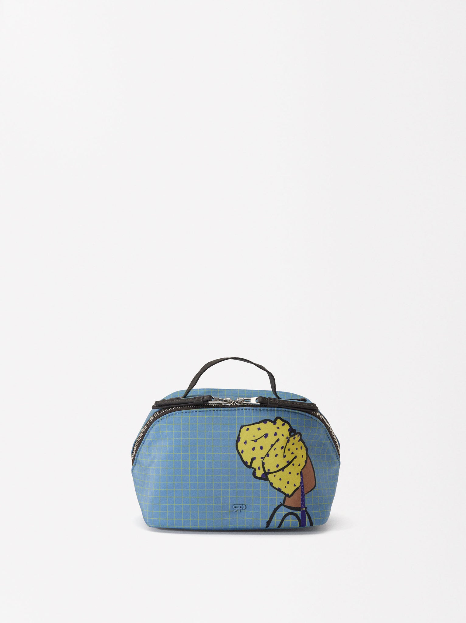 Printed Nylon Toiletry Bag