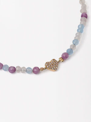 Bracelet With Stones And Zirconia