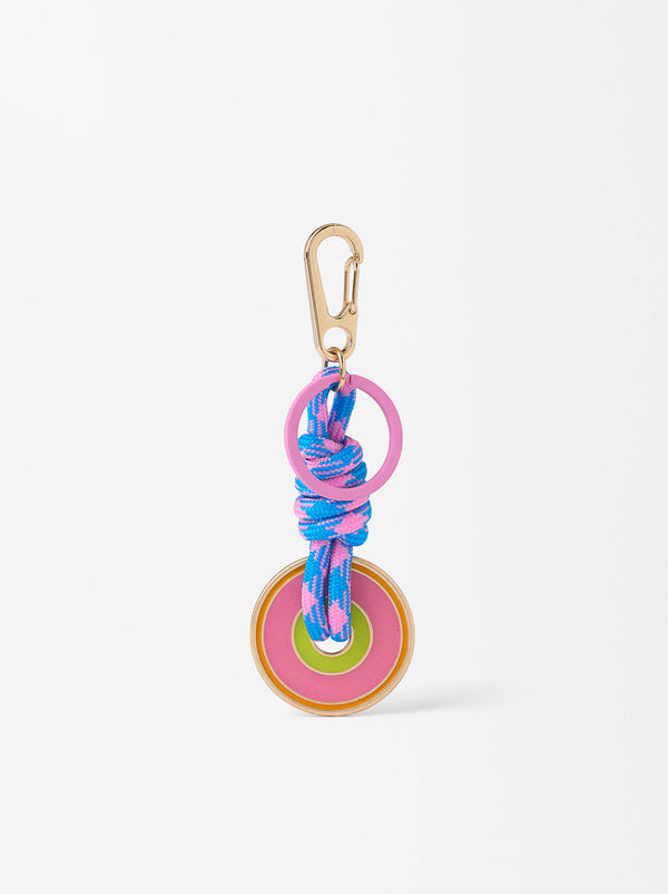 Multicolor Hoop Key Ring