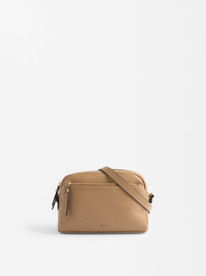 Textured Basic Crossbody Bag