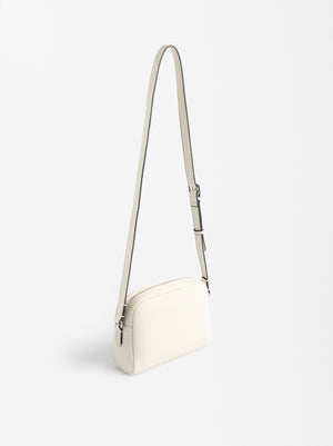 Textured Basic Crossbody Bag