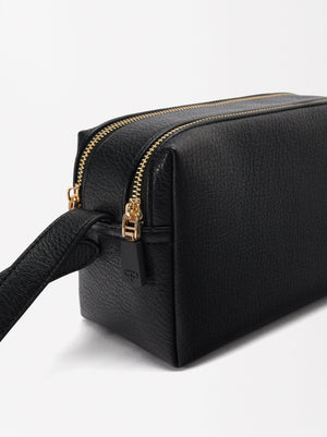 Crossbody Bag With Double Closure