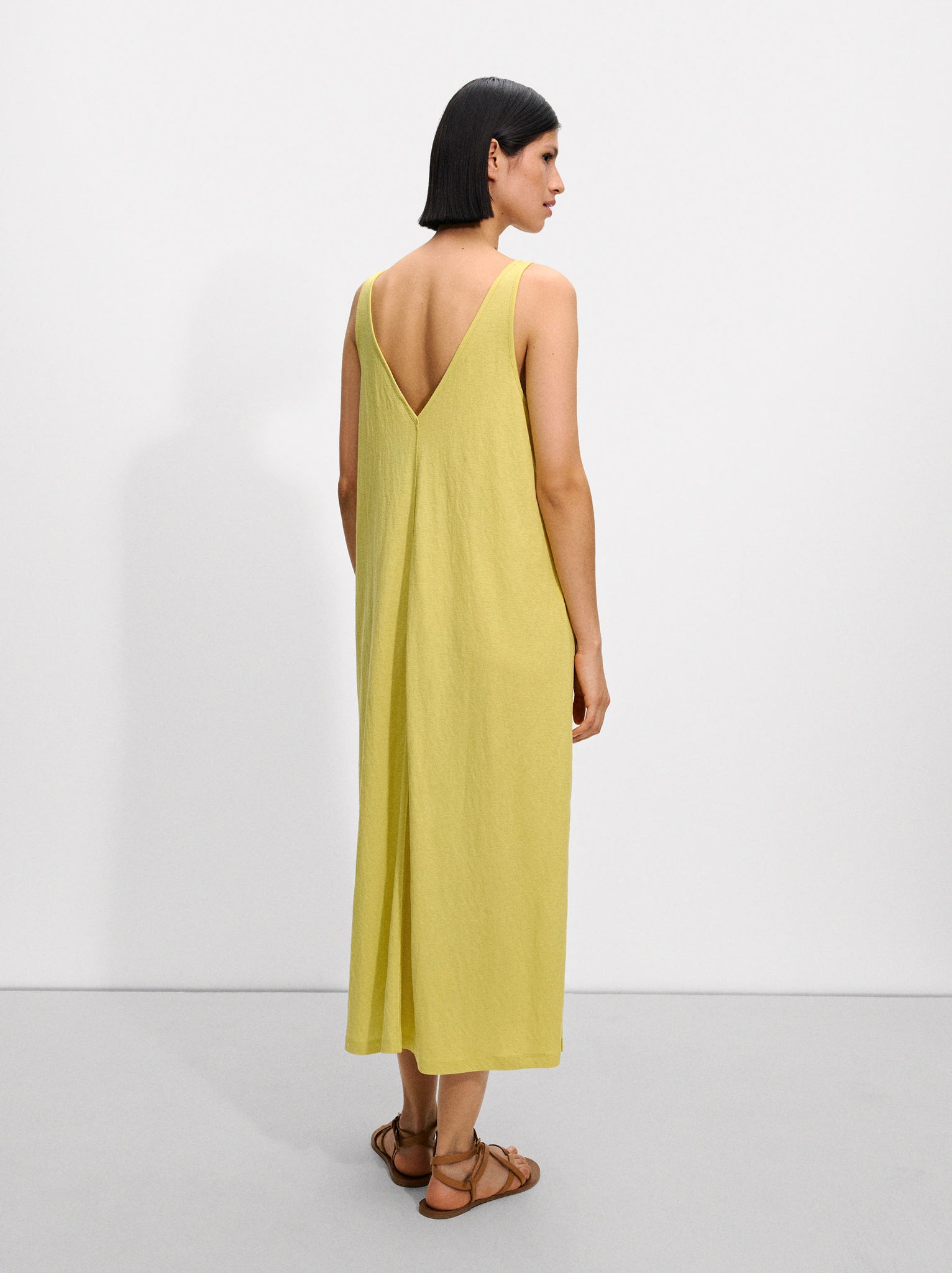 Loose-Fitting V-Neck Dress