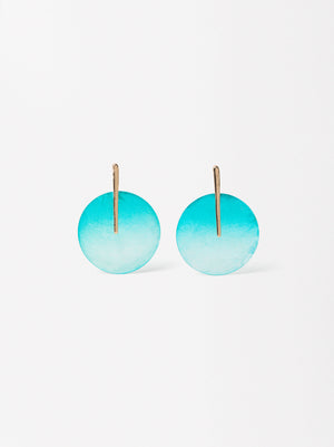 Round Shell Earrings