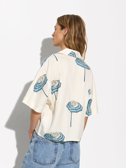 Lyocell Printed Shirt