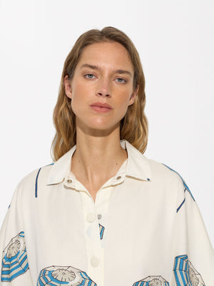 Lyocell Printed Shirt