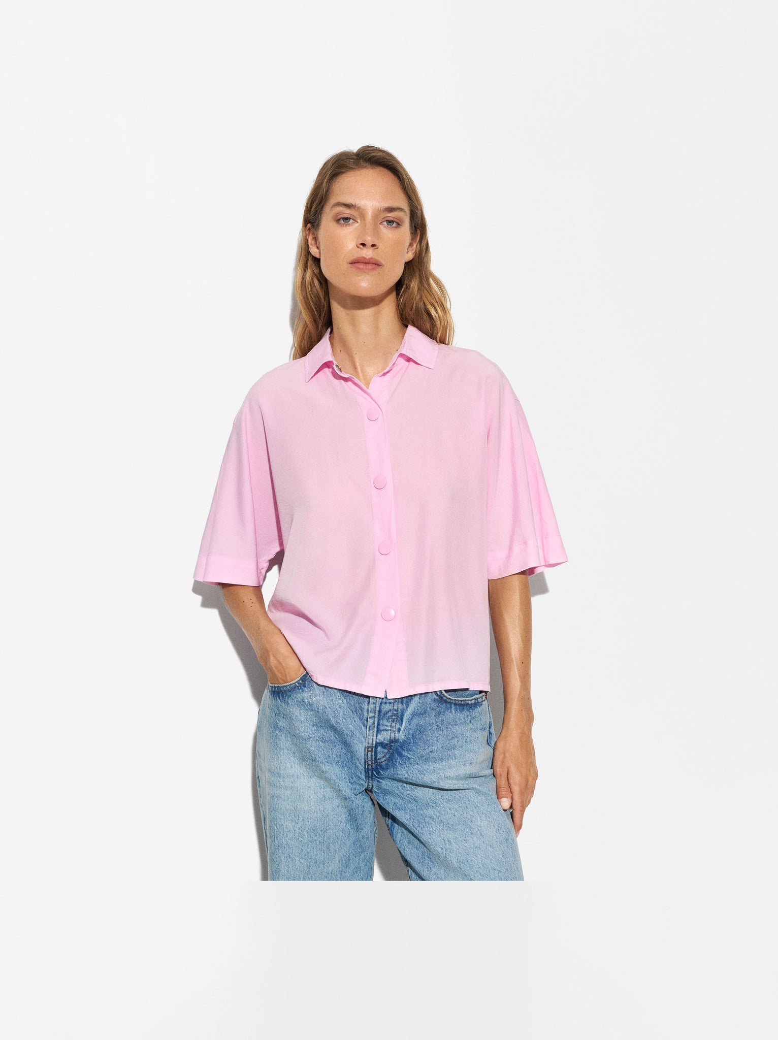 Flowing Shirt With Buttons