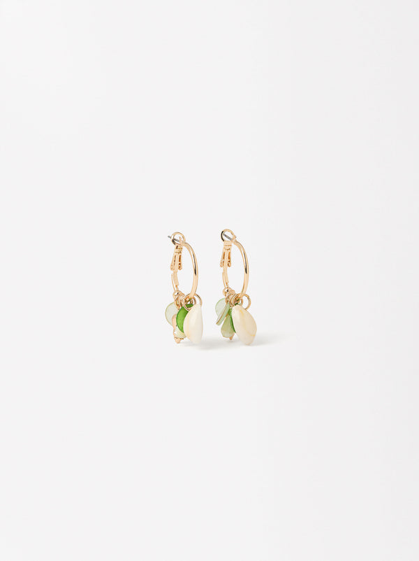 Shell Hoop Earrings