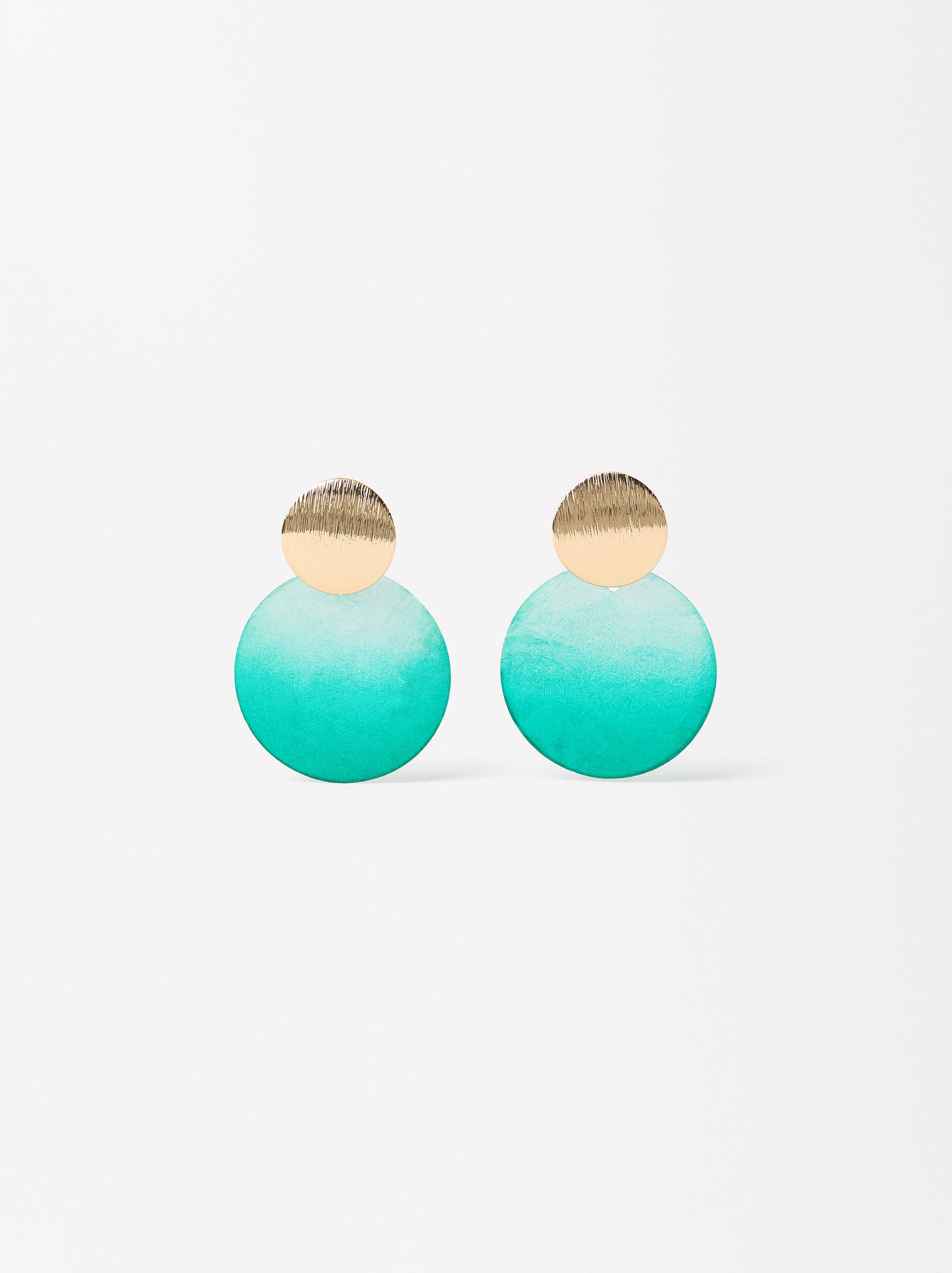 Round Shell Earrings