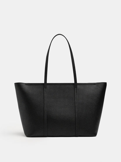 Shopper Bag With Texture
