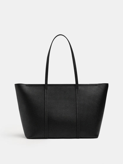 Shopper Bag With Texture