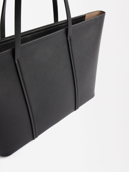 Shopper Bag With Texture