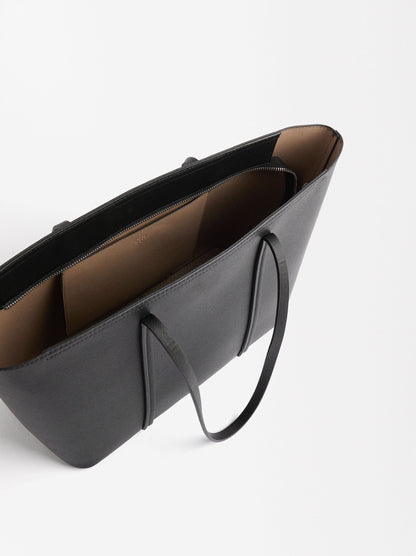 Shopper Bag With Texture