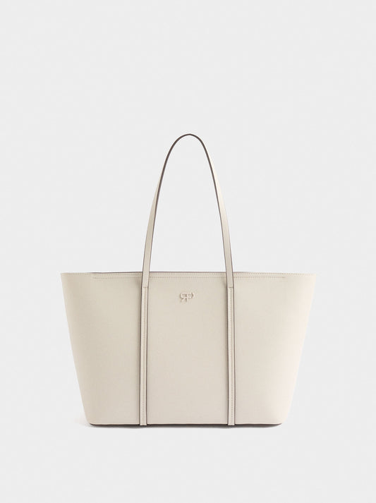 Shopper Bag With Texture