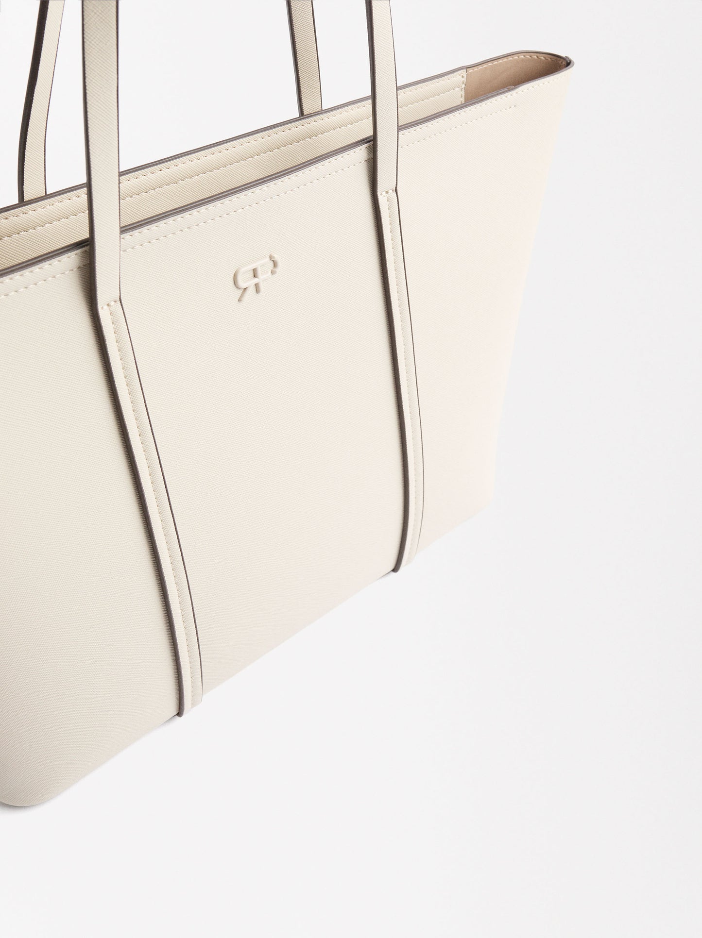 Shopper Bag With Texture