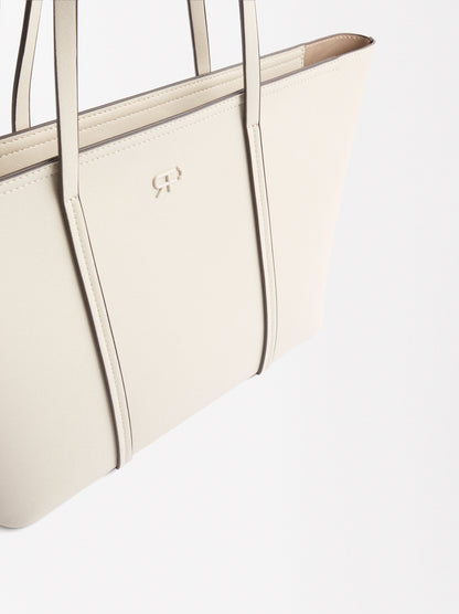 Shopper Bag With Texture