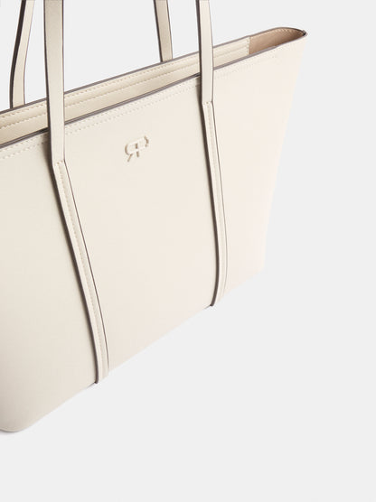 Shopper Bag With Texture