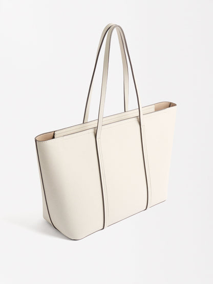Shopper Bag With Texture