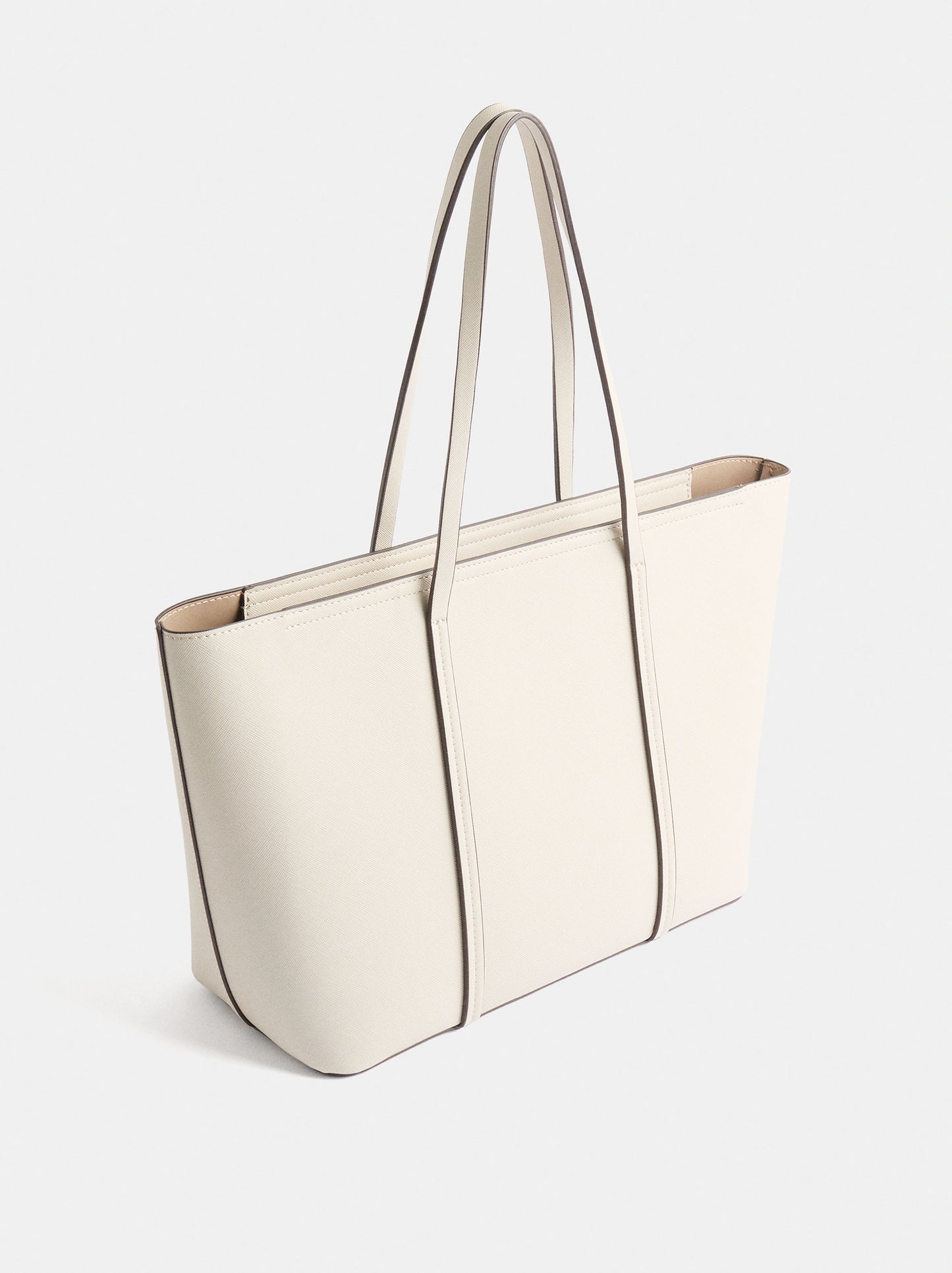 Shopper Bag With Texture