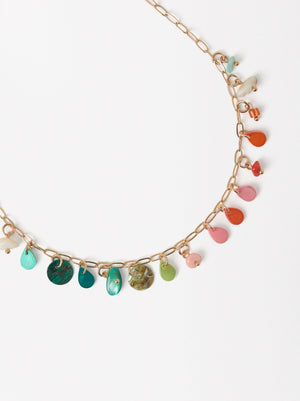 Anklet Bracelet With Shell Pendants