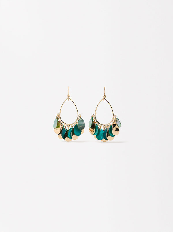 Golden Shell Earrings