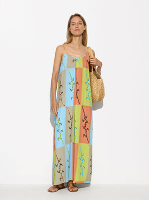 Printed Long Dress