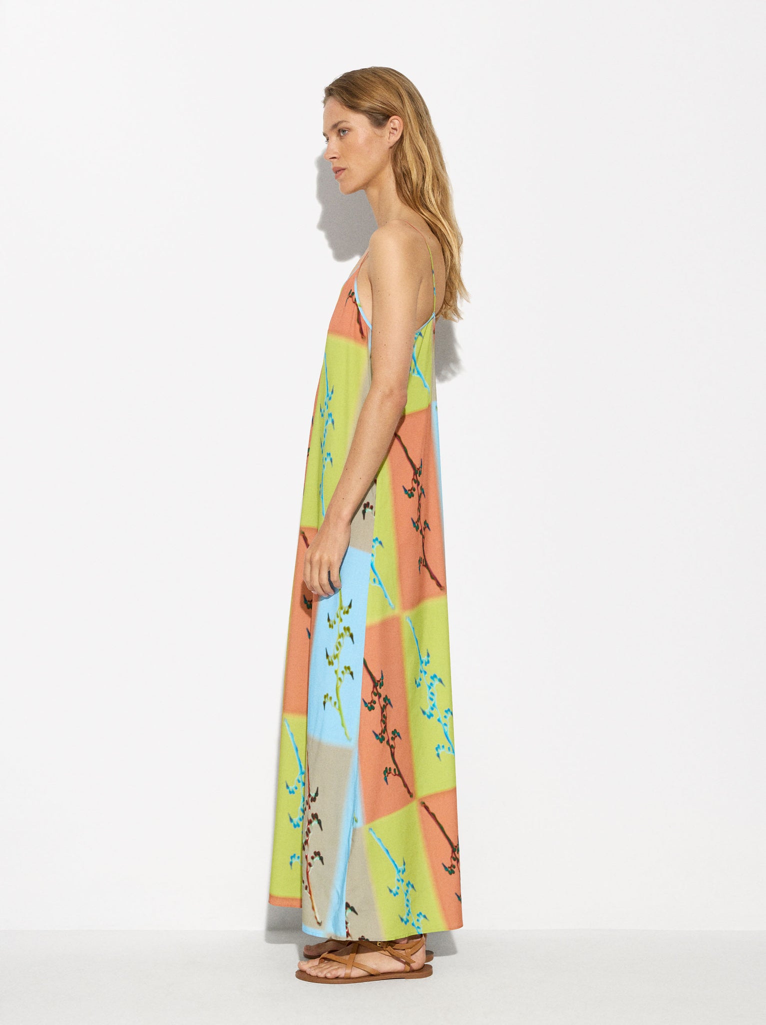 Printed Long Dress