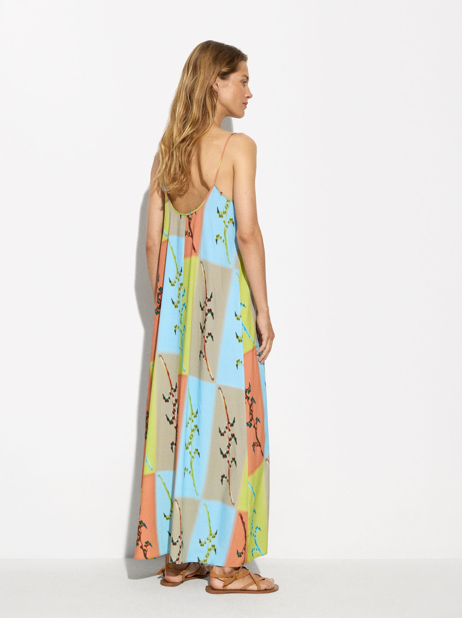 Printed Long Dress