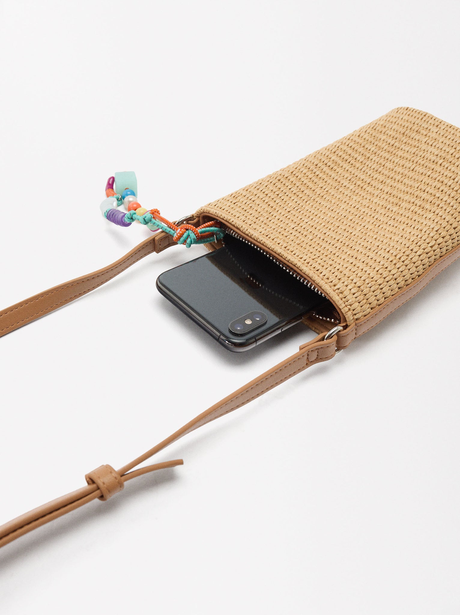 Straw-Effect Phone Case