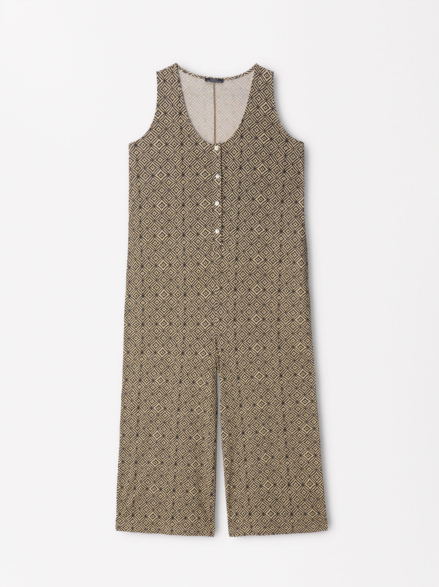 Fluid Jumpsuit With Buttons