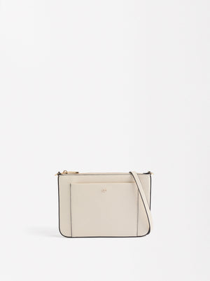 Shoulder Bag With Exterior Pocket