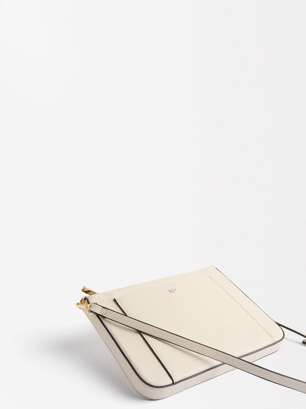 Shoulder Bag With Exterior Pocket