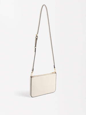 Shoulder Bag With Exterior Pocket