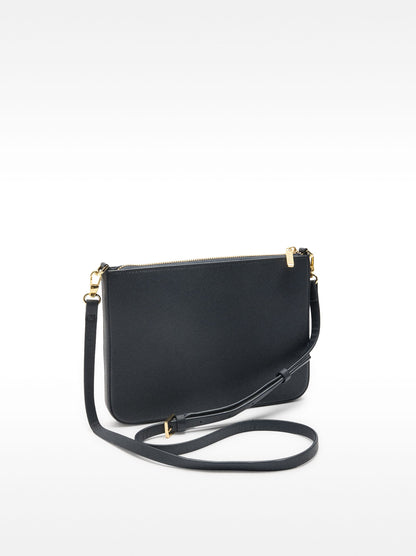 Shoulder Bag With Exterior Pocket
