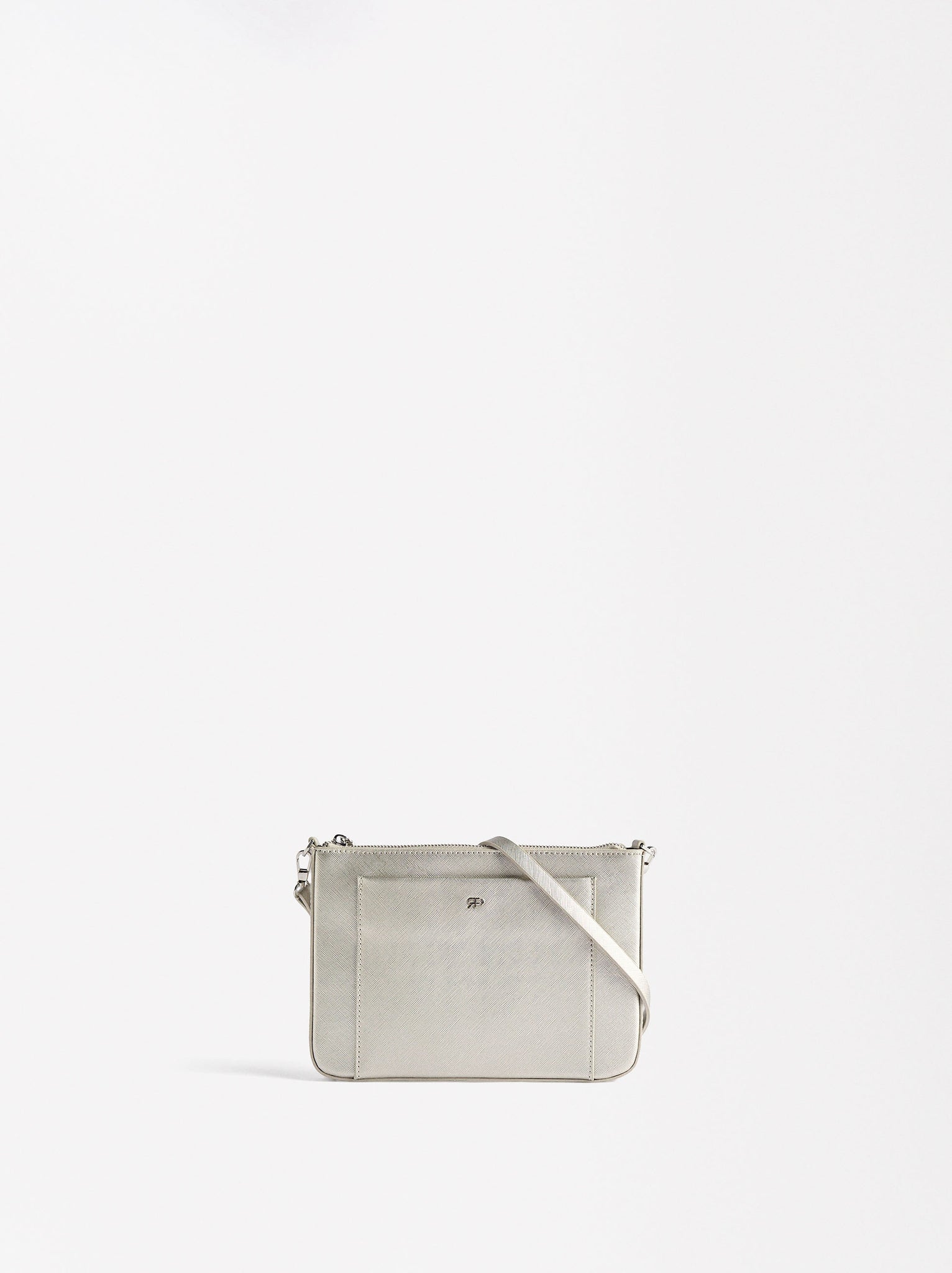 Textured Basic Crossbody Bag