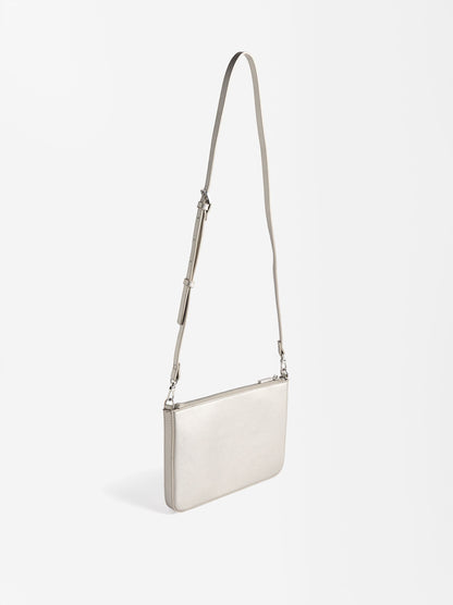 Textured Basic Crossbody Bag