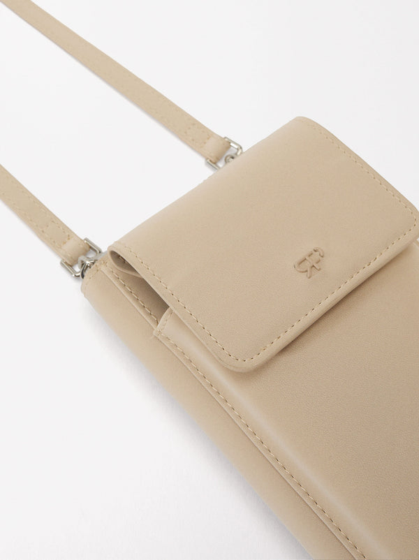 Mobile Phone Bag With Flap Closure