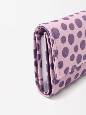 Polka Dot Printed Card Holder