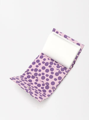 Polka Dot Printed Card Holder