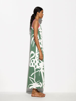 Printed Long Dress