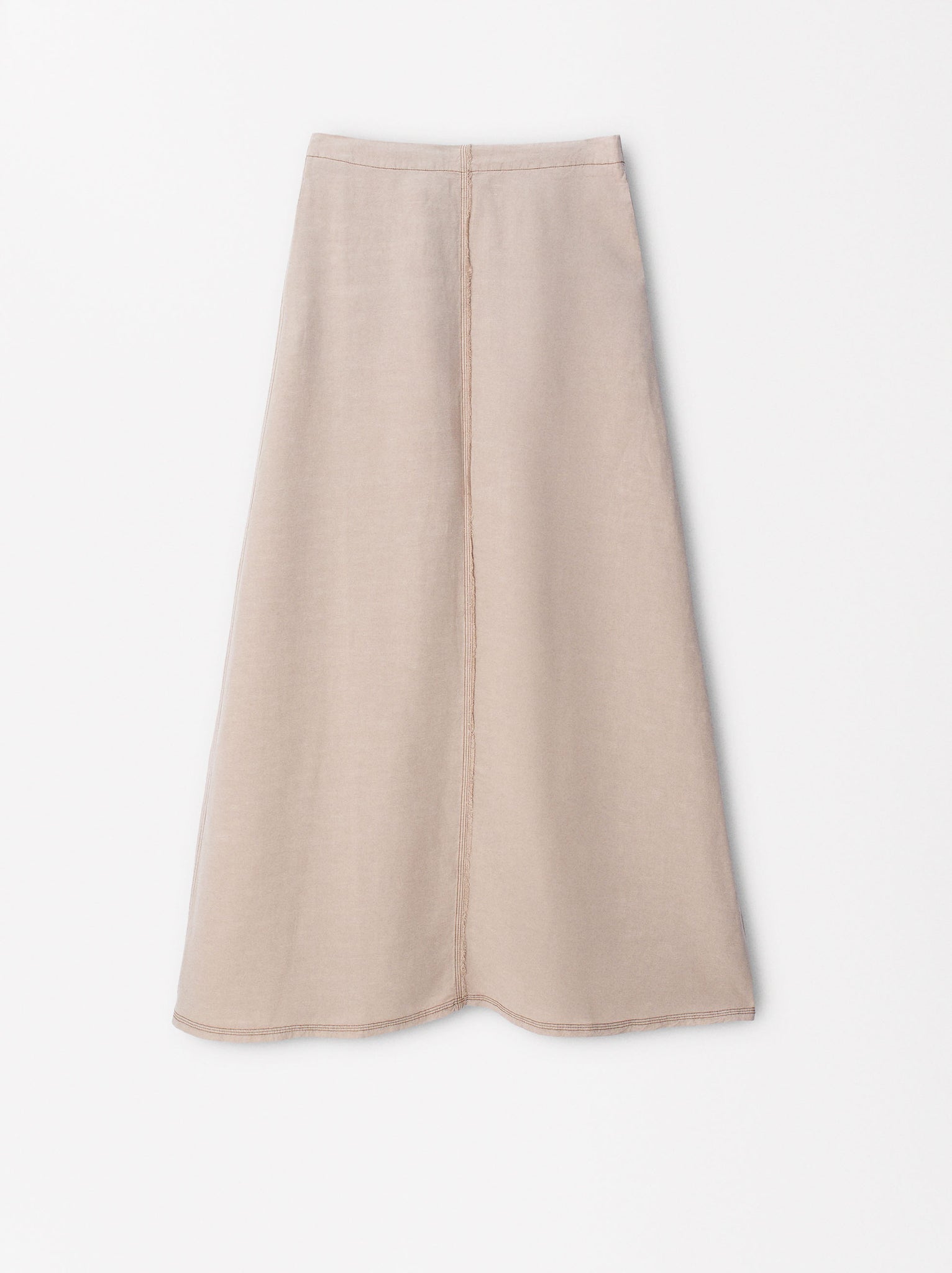 Long Skirt With Linen