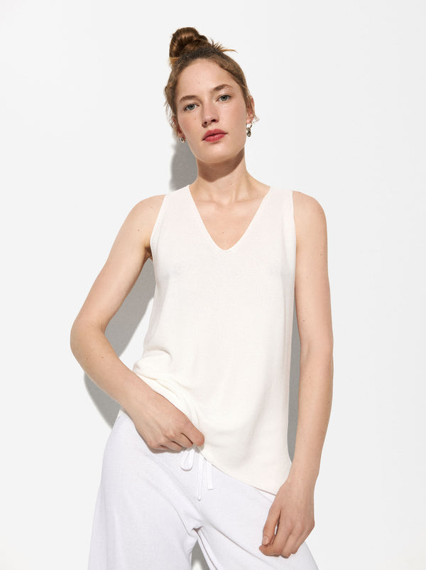 Sleeveless Knit Top