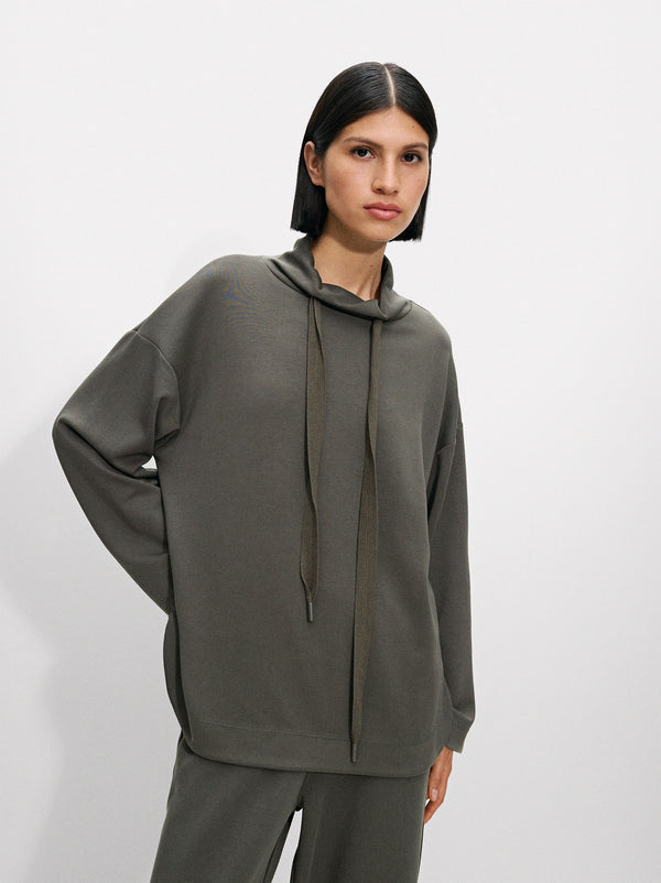 High-Neck Sweatshirt