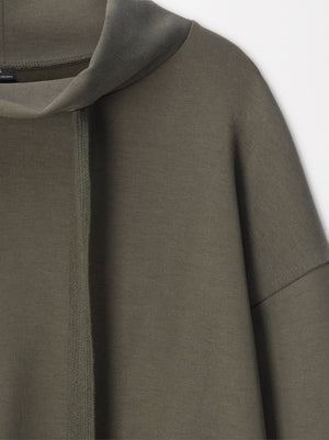 High-Neck Modal Sweatshirt