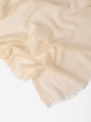 Pashmina With Frayed Detailing