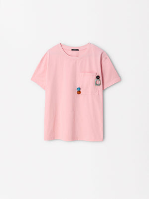 T-Shirt With Embellishments